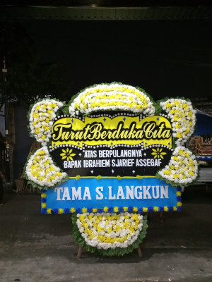 Papan Bunga Duka di Pekalongan